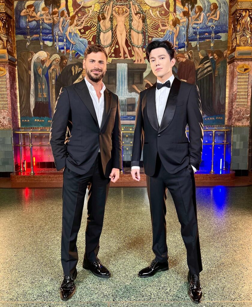 Dimash Qudaibergen Stjepan Hauser Budapest Hungary 2023