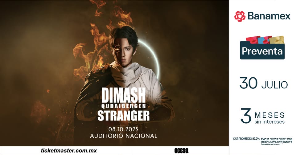 Dimash Qudaibergen ha programado un concierto en la Ciudad de México ...