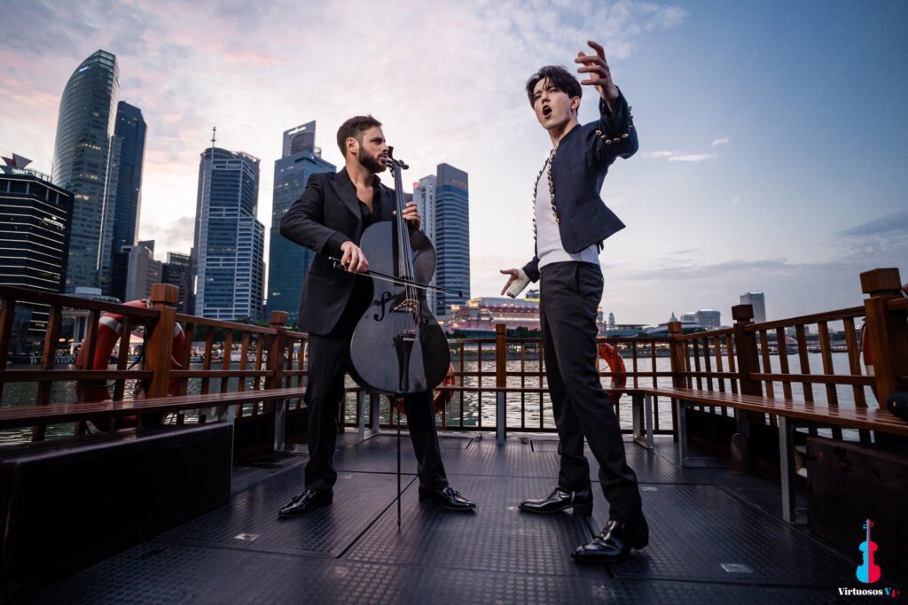 Dimash Qudaibergen in Singapore with Virtuosos Talent Show