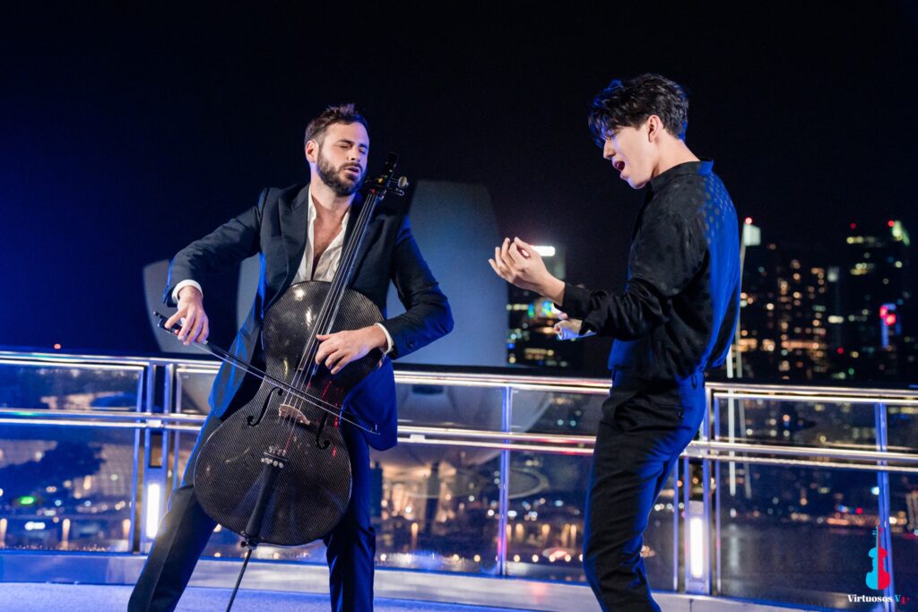 Dimash Qudaibergen in Singapore with Virtuosos Talent Show