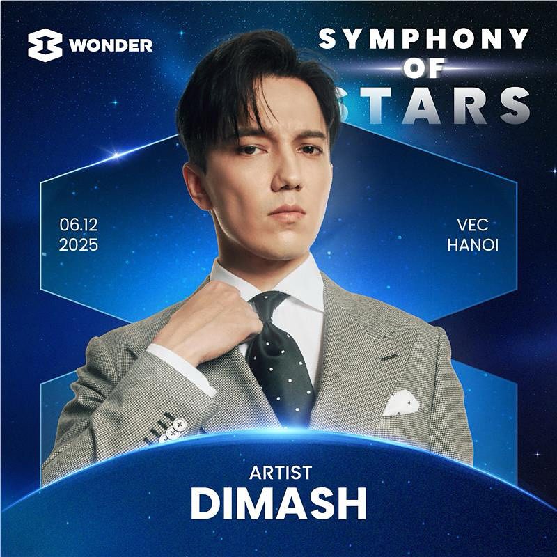 Dimash Qudaibergen returns to Hanoi for the 8Wonder Winter 2025 “Symphony of Stars” concert on December 6